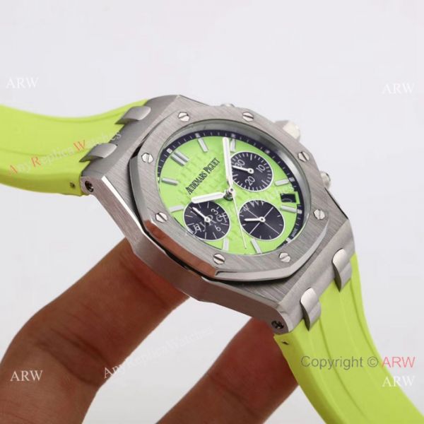 Audemars Piguet Knock off Watches / Women Size / Royal Oak offshore SS Green Dial Audemars Piguet Knock off Watches / Women Size / Royal Oak offshore SS Green Dial