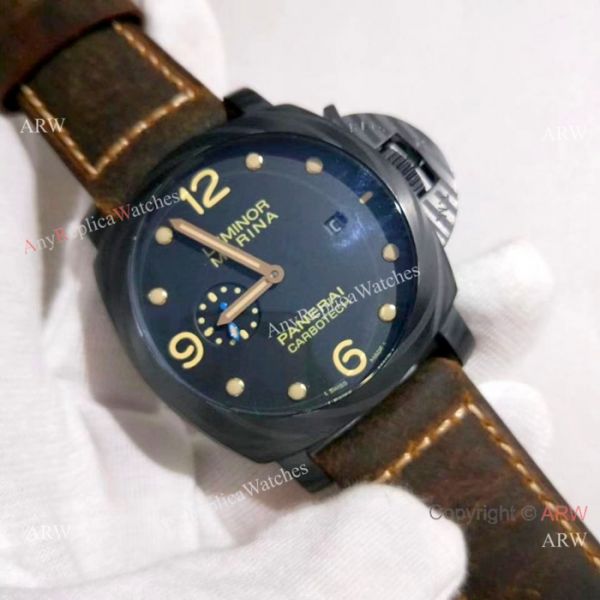 New Copy Panerai Luminor Marina 44mm Watches Carbon Case PAM661 New Copy Panerai Luminor Marina 44mm Watches Carbon Case PAM661