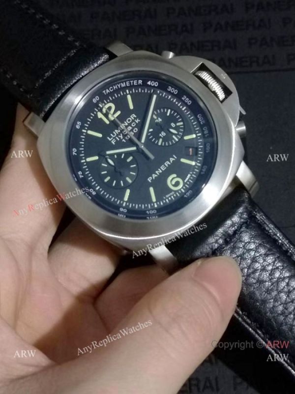 High Quality Panerai Flyback Chronograph Watch Black Dial High Quality Panerai Flyback Chronograph Watch Black Dial