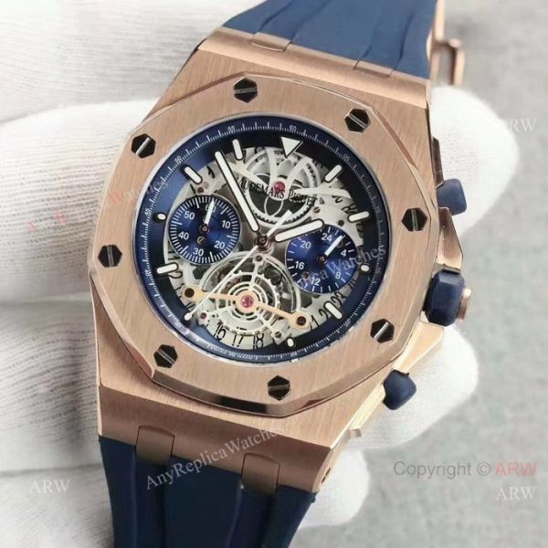 Fake Audemars Piguet Royal Oak Offshore SS Blue Watches with Super Luminous Fake Audemars Piguet Royal Oak Offshore SS Blue Watches with Super Luminous
