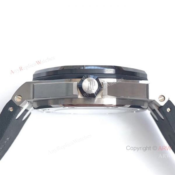 JF Swiss Replica Audemars Piguet Divers SS Black Bezel Watch 3120 Movement JF Swiss Replica Audemars Piguet Divers SS Black Bezel Watch 3120 Movement