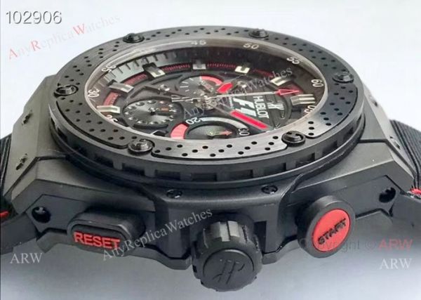 Swiss 7750 Replica Hublot F1 Replica King Power Black Case Watch Sapphire Crystal Swiss 7750 Replica Hublot F1 Replica King Power Black Case Watch Sapphire Crystal