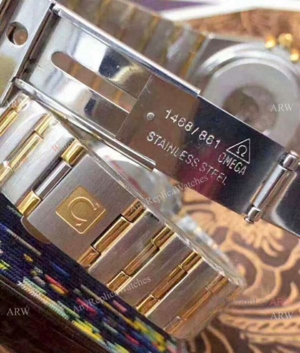Replica Omega Constellation Quartz Watch Two Tone White MOP Face Omega Couple Watch Replica Omega Constellation Quartz Watch Two Tone White MOP Face Omega Couple Watch