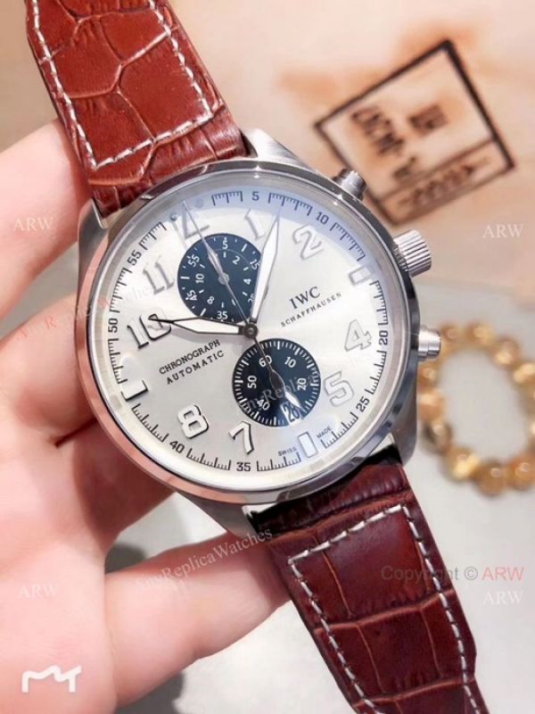 Best Quality IWC Big Pilot Chronograph Watch 46mm Black Dial Best Quality IWC Big Pilot Chronograph Watch 46mm Black Dial