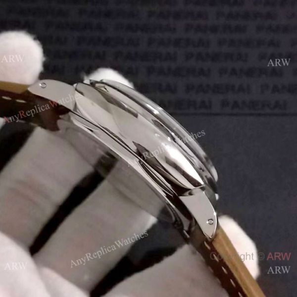 New Copy Panerai LUMINOR MARINA SS Brown Leather Strap Watch PAM422 New Copy Panerai LUMINOR MARINA SS Brown Leather Strap Watch PAM422