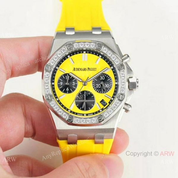 Fake Audemars Piguet Royal Oak offshore Diamond Bezel Red Dial Watches Women Fake Audemars Piguet Royal Oak offshore Diamond Bezel Red Dial Watches Women