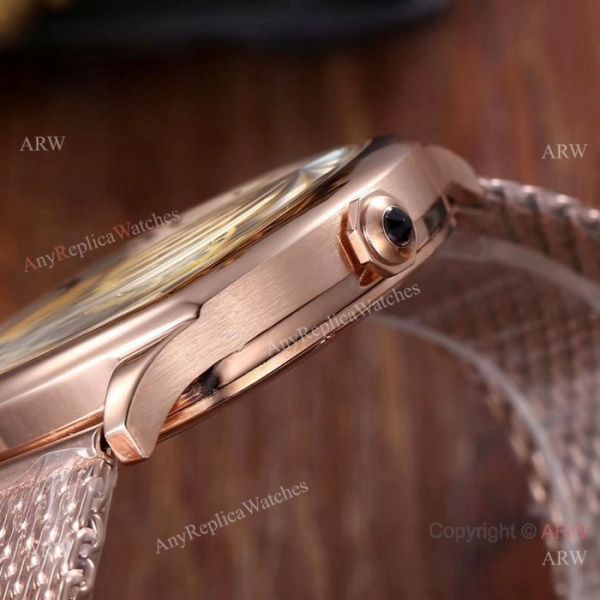 Fake Cartier Drive De Lovers Watch Rose Gold Black Dial Fake Cartier Drive De Lovers Watch Rose Gold Black Dial