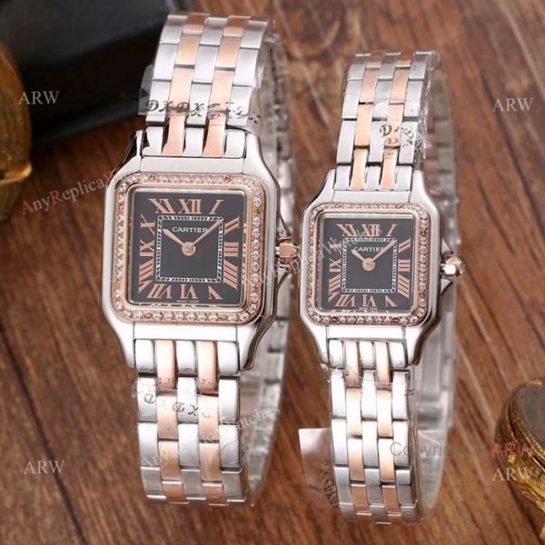 Fake Cartier Panthere Limited Edition Watches All Rose Gold Roman Dial Fake Cartier Panthere Limited Edition Watches All Rose Gold Roman Dial