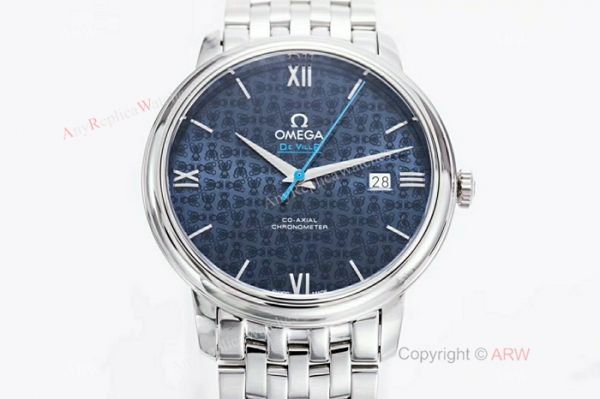 2019 Copy Omega De Ville Prestige Orbis Stainless Steel Blue Dial Swiss 2892 Watch 2019 Copy Omega De Ville Prestige Orbis Stainless Steel Blue Dial Swiss 2892 Watch