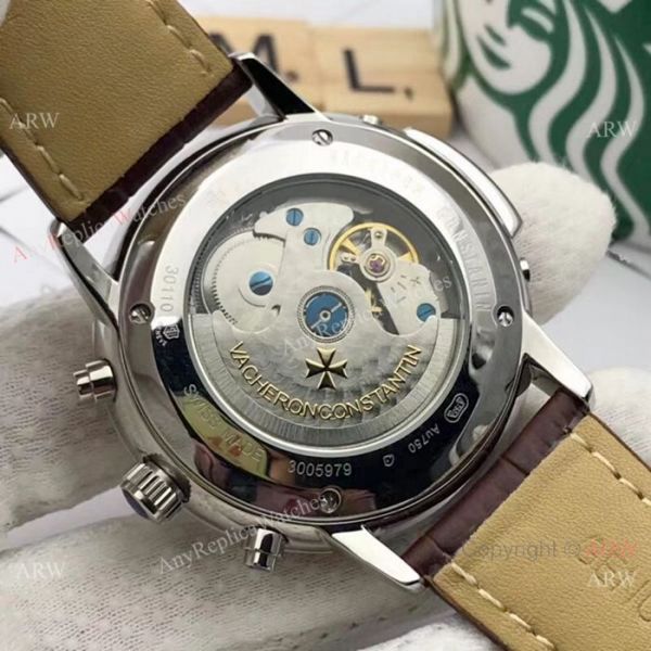 Vacheron Constantin Annual Calendar Moonphase Replica watch SS White Face Vacheron Constantin Annual Calendar Moonphase Replica watch SS White Face