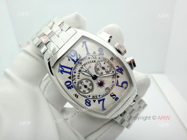 New Replica Franck Muller Cintree Curvex Stainless Steel Chronograph watch New Replica Franck Muller Cintree Curvex Stainless Steel Chronograph watch