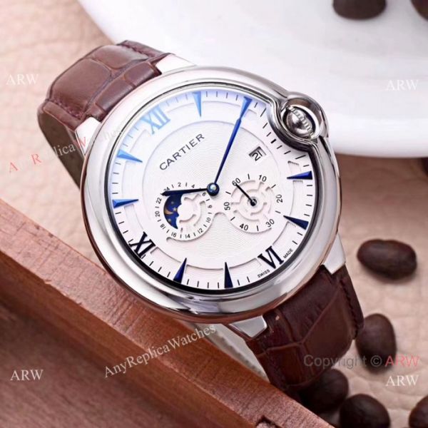 Best Quality Cartier Ballon Bleu De Moon Phase SS Automatic Replica Watch Best Quality Cartier Ballon Bleu De Moon Phase SS Automatic Replica Watch
