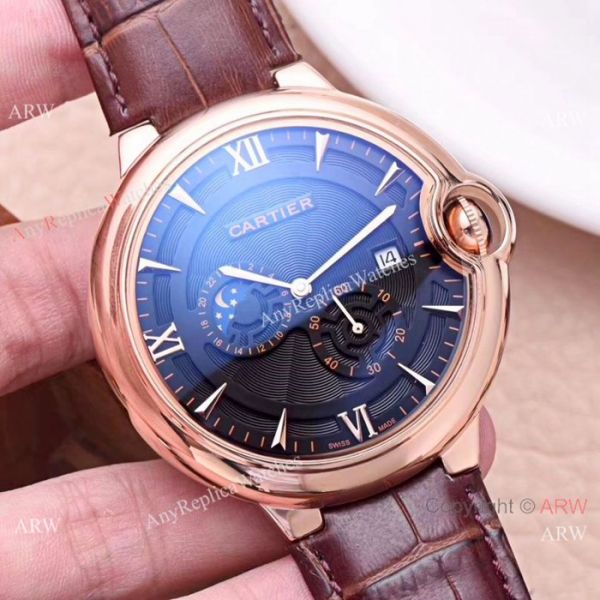 New Style Rose Gold Cartier Ballon Bleu De Moon Phase Automatic Watch New Style Rose Gold Cartier Ballon Bleu De Moon Phase Automatic Watch