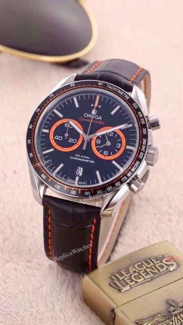 Copy Omega Speedmaster Racing 42mm Watches SS Yellow Sub-dials Copy Omega Speedmaster Racing 42mm Watches SS Yellow Sub-dials