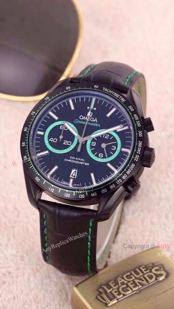 Omega Dark Side Of The Moon Copy Watches Orange Sub-dials Omega Dark Side Of The Moon Copy Watches Orange Sub-dials