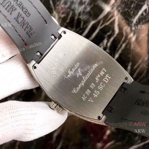Swiss Quality Copy Franck Muller V45 SC DT Watch Stainless Steel Gray Dial Swiss Quality Copy Franck Muller V45 SC DT Watch Stainless Steel Gray Dial