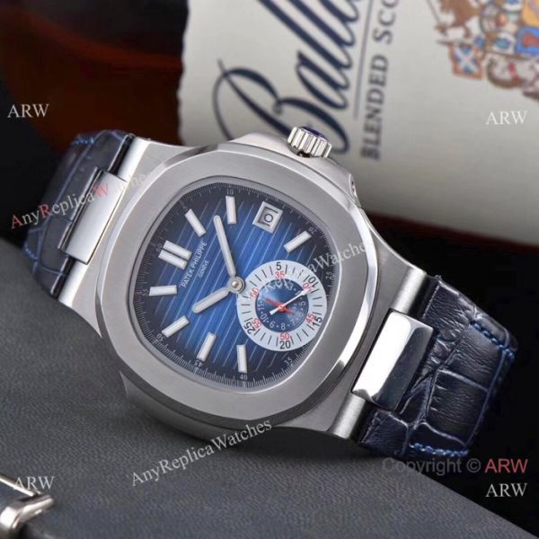 Copy Patek Philippe Nautilus White Face Travel Time Automatic Watches Copy Patek Philippe Nautilus White Face Travel Time Automatic Watches