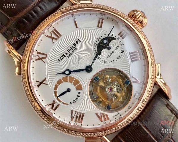 Swiss Copy Patek Philippe Tourbillon Moonphase Power Reserve Watch 42mm Swiss Copy Patek Philippe Tourbillon Moonphase Power Reserve Watch 42mm