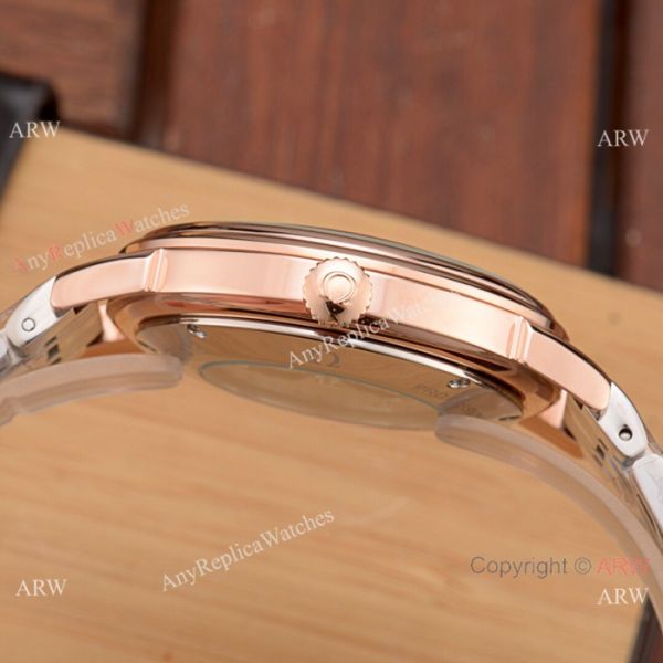 Replica Omega Seamaster Moonphase Two Tone Rose Gold Strap 40 mm Watch Replica Omega Seamaster Moonphase Two Tone Rose Gold Strap 40 mm Watch