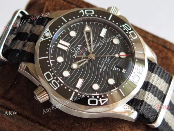 (OM)Swiss Omega Seamaster Diver 300m Nylon Band watch Omega 8800 Movement (OM)Swiss Omega Seamaster Diver 300m Nylon Band watch Omega 8800 Movement