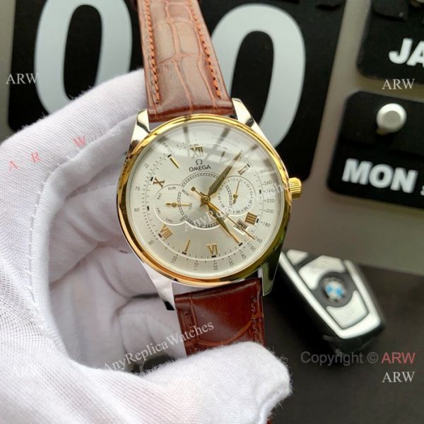 New Copy Omega Complications Automatic Mens Watch 2-Tone Silver Dial New Copy Omega Complications Automatic Mens Watch 2-Tone Silver Dial