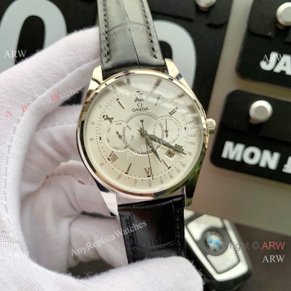 New Replica Omega Complications Stainless Steel White Watches 41mm New Replica Omega Complications Stainless Steel White Watches 41mm