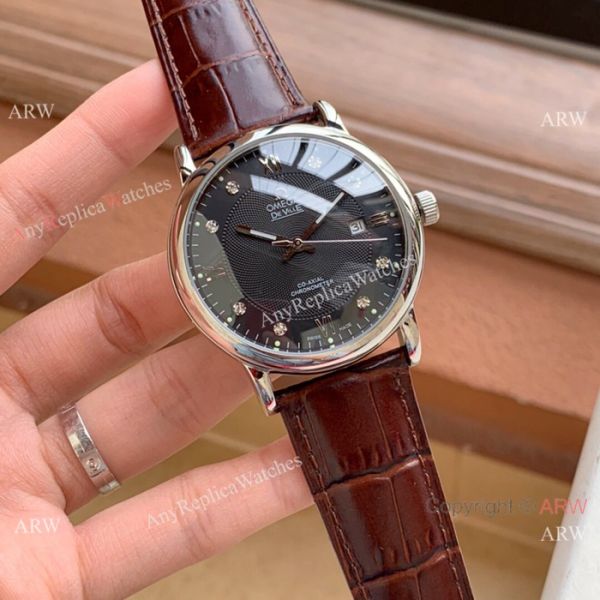 Omega De Ville Stainless Steel Blue Dial Replica Watches 41mm Omega De Ville Stainless Steel Blue Dial Replica Watches 41mm