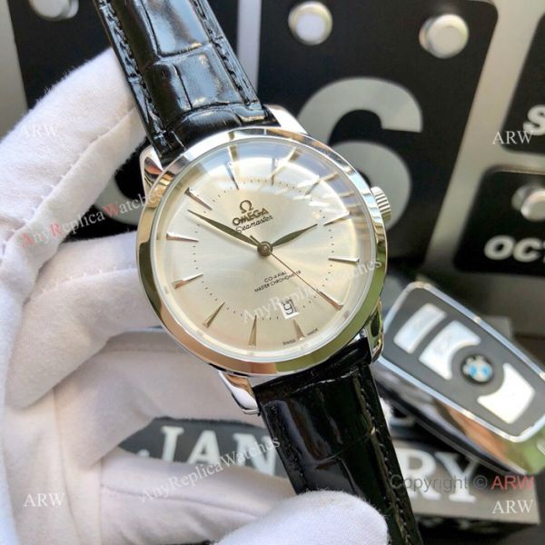 Fake Omega Seamaster Co-Axial SS Silver dial watches Automatic Movement Fake Omega Seamaster Co-Axial SS Silver dial watches Automatic Movement