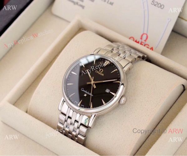 Swiss 8215 Omega Constellation Two Tone Silver Dial Watch Best Replica Swiss 8215 Omega Constellation Two Tone Silver Dial Watch Best Replica
