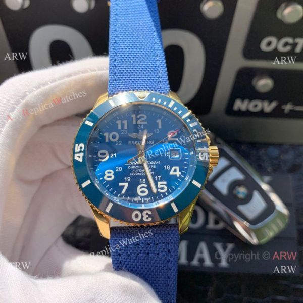 High Quality Breitling Superocean II Blue Dial Watches 42mm High Quality Breitling Superocean II Blue Dial Watches 42mm