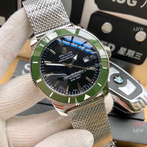 New replica Breitling Superocean Heritage Automatic Watches Blue Bezel White Dial 42mm New replica Breitling Superocean Heritage Automatic Watches Blue Bezel White Dial 42mm