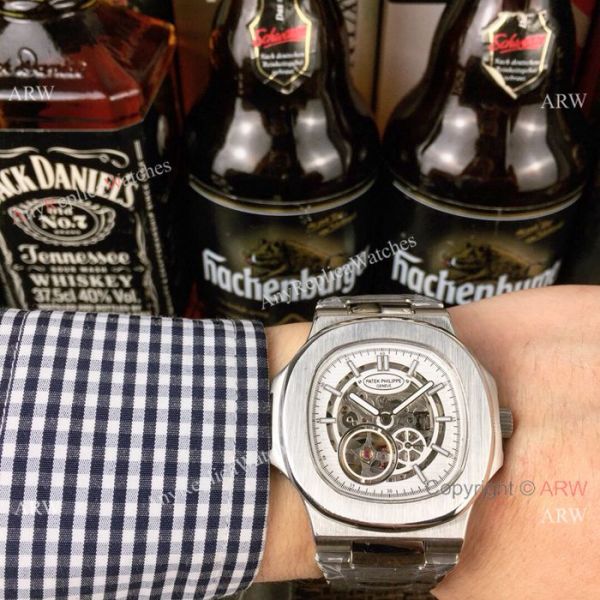 New Patek Philippe Nautilus Ss Silver dial Watch Patek Philippe Skeleton Replica New Patek Philippe Nautilus Ss Silver dial Watch Patek Philippe Skeleton Replica