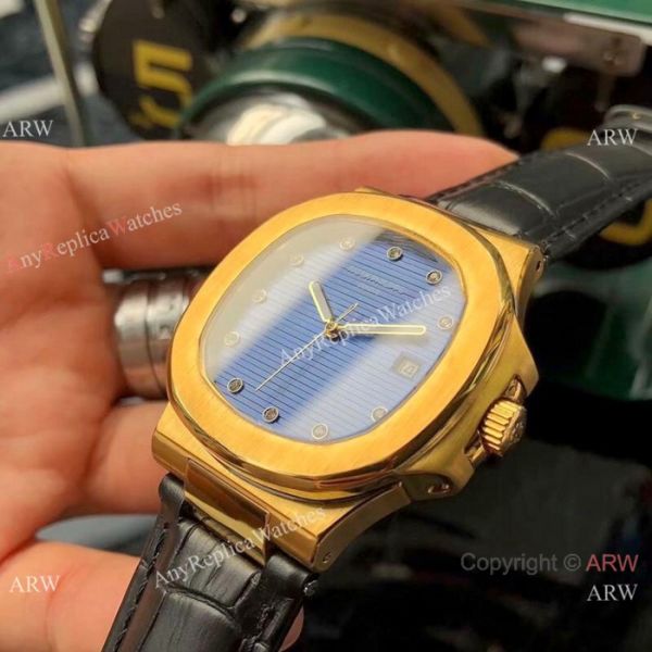 Fake Patek Philippe Nautilus 42mm Men Watches SS Diamond Marker Fake Patek Philippe Nautilus 42mm Men Watches SS Diamond Marker