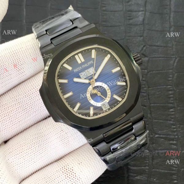 High Qaulity Replica Patek Philippe Nautilus Annual Calendar All Black Watch High Qaulity Replica Patek Philippe Nautilus Annual Calendar All Black Watch