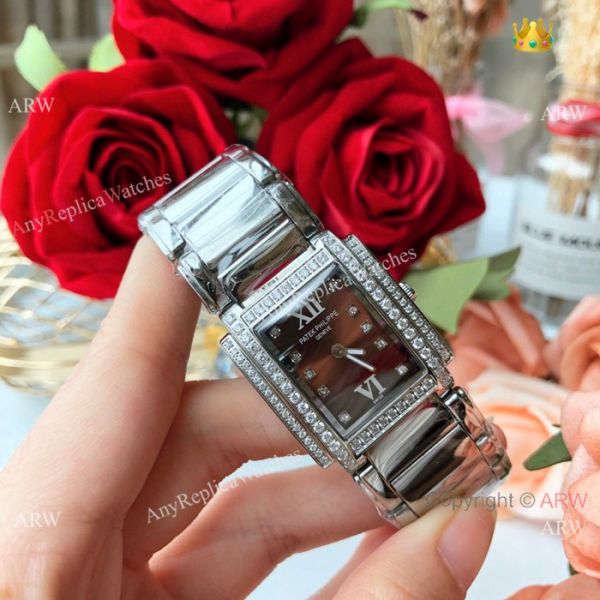 2019 Copy Patek Philippe Twenty 4 Stainless Steel Silver Dial Watches 26mm Women 2019 Copy Patek Philippe Twenty 4 Stainless Steel Silver Dial Watches 26mm Women