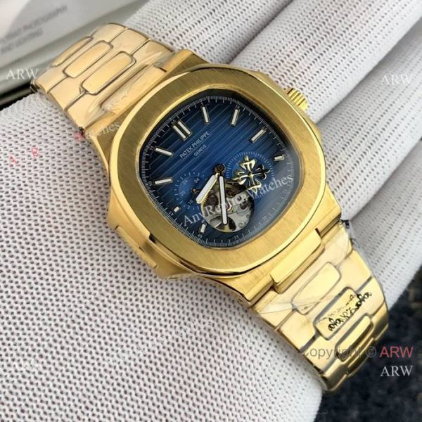 High End Patek Philippe Nautilus White Face Tourbillon Copy Watch For Men High End Patek Philippe Nautilus White Face Tourbillon Copy Watch For Men