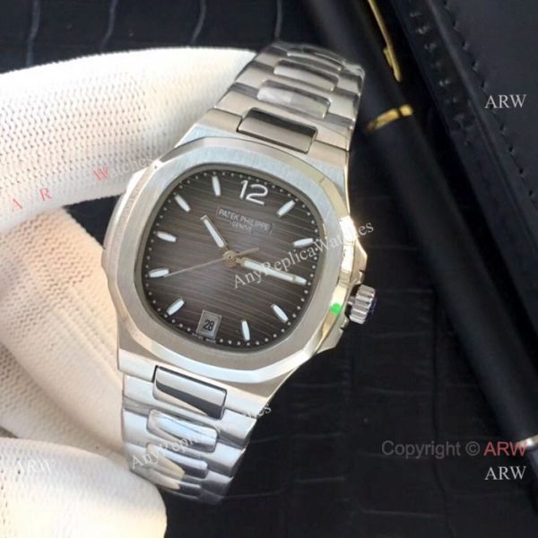 Fake Patek Philippe Nautilus Womens Watches SS Black Face QUARTZ Fake Patek Philippe Nautilus Womens Watches SS Black Face QUARTZ