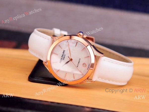 Copy Patek Philippe Geneve Rose Gold Womens Watch Automatic movement Copy Patek Philippe Geneve Rose Gold Womens Watch Automatic movement