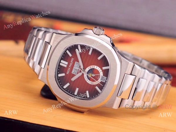 Fake Patek Philippe Nautilus Annual Calendar Man Watch Stainless Steel Blue Face Fake Patek Philippe Nautilus Annual Calendar Man Watch Stainless Steel Blue Face