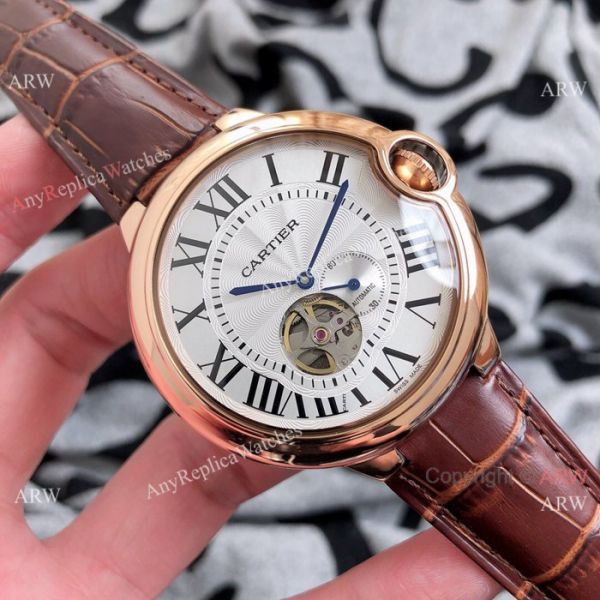 Swiss Quality Replica Cartier Ballon Bleu de Watches SS Black Dial Swiss Quality Replica Cartier Ballon Bleu de Watches SS Black Dial