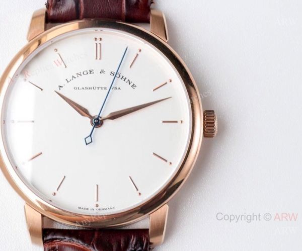 Swiss Copy A.Lange Sohne Saxonia Thin Rose Gold watch 9015 Movement Swiss Copy A.Lange Sohne Saxonia Thin Rose Gold watch 9015 Movement