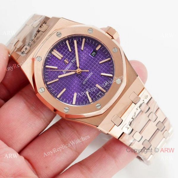 Swiss Grade Audemars Piguet Royal Oak Replica Watch Rose Gold Swiss Grade Audemars Piguet Royal Oak Replica Watch Rose Gold
