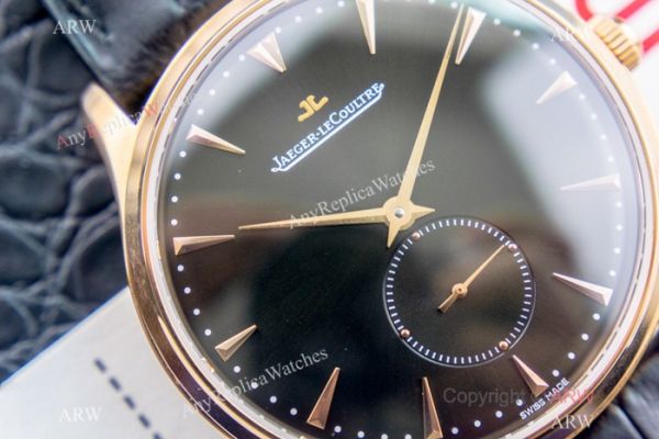 Replica Jaeger LeCoultre Master Ultra Thin Yellow Gold Black Watch Swiss Grade 1 Replica Jaeger LeCoultre Master Ultra Thin Yellow Gold Black Watch Swiss Grade 1