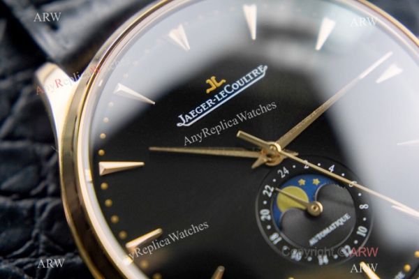 Swiss Copy Jaeger-LeCoultre Master Ultra Thin Moon 39 mm Watch Gold Case Swiss Copy Jaeger-LeCoultre Master Ultra Thin Moon 39 mm Watch Gold Case