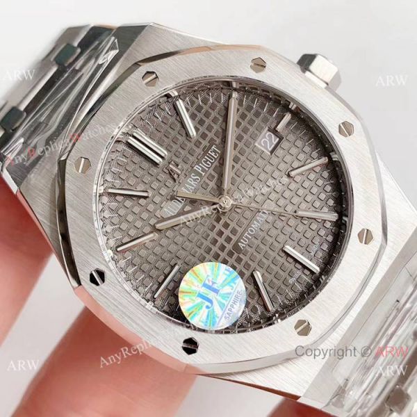 JF Audemars Piguet Royal Oak 15400 Watch Replica Stainless Steel Grey Dial JF Audemars Piguet Royal Oak 15400 Watch Replica Stainless Steel Grey Dial