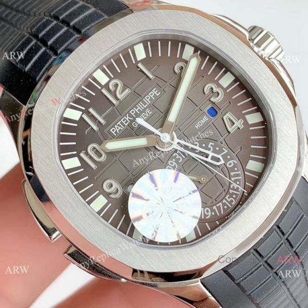 (GR) Swiss Replica Patek Philippe Aquanaut Travel Time Men Watch SS Gray Dial (GR) Swiss Replica Patek Philippe Aquanaut Travel Time Men Watch SS Gray Dial