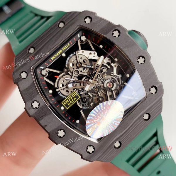 AAA Replica Richard Mille RM 035-01 Rafa Rafael Nadal Watch Green Rubber Band AAA Replica Richard Mille RM 035-01 Rafa Rafael Nadal Watch Green Rubber Band