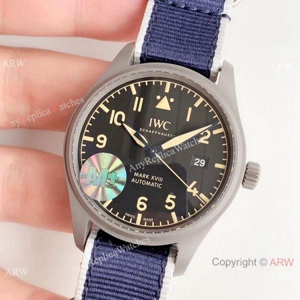M+ Factory Swiss IWC Mark XVIII Replica Watch Titanium 40mm M+ Factory Swiss IWC Mark XVIII Replica Watch Titanium 40mm