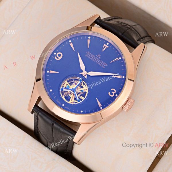 Fake Jaeger-LeCoultre Flying Tourbillon Rose Gold Arabic Watch 43mm Fake Jaeger-LeCoultre Flying Tourbillon Rose Gold Arabic Watch 43mm