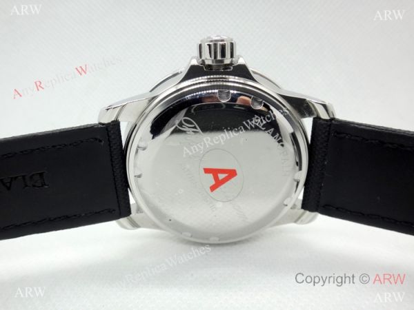 Fake Blancpain Fifty Fathoms Black Dial SS Watch Swiss Quality Fake Blancpain Fifty Fathoms Black Dial SS Watch Swiss Quality